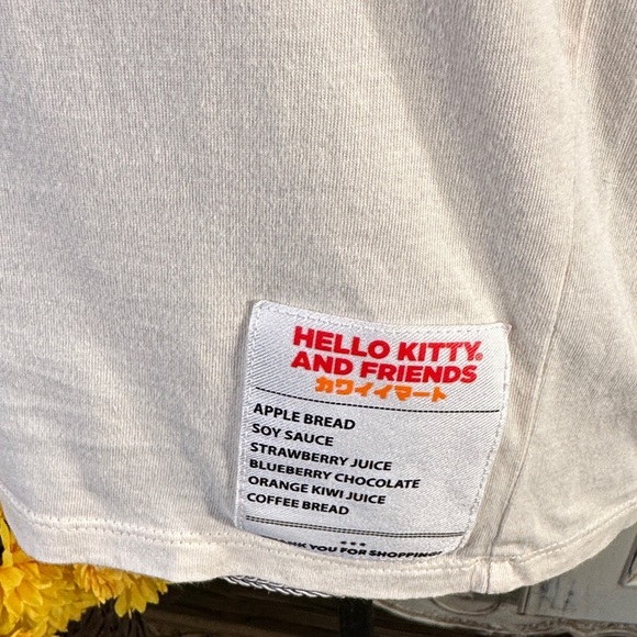 Hello Kitty and Friends Kids T-Shirt - Red and Cream - Picture 4 of 7